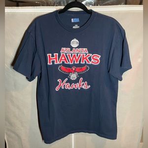 NBA large Atlanta Hawks shirt vintage logo.(not vintage shirt tho)